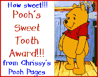Pooh's Sweet Tooth Award