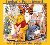 Lovisa's Pooh Award for a Pooh-rrific Page