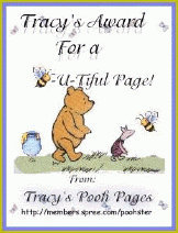 Tracy's Award for a Bee-u-tiful Page