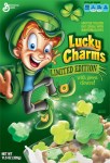 General Mills Lucky Charms - Limited Edition with Green Clovers