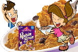 Raisin Bran Boy and Girl