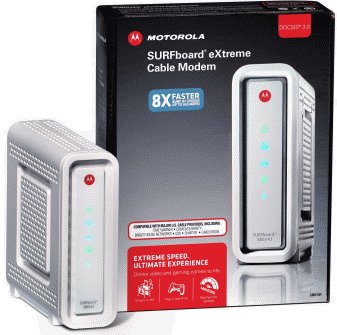 Motorola SurfBoard SB6141 DOCSIS 3.0 Cable Internet Modem