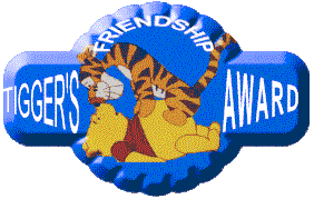 Tigger's Friendship Award